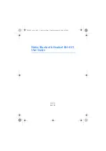 Preview for 1 page of Nokia BH-601 User Manual
