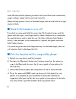 Предварительный просмотр 8 страницы Nokia BH-800 User Manual