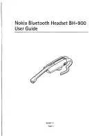 Nokia BH-900 User Manual предпросмотр