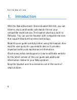 Предварительный просмотр 6 страницы Nokia BH-903 - Headset - Ear-bud User Manual