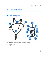 Предварительный просмотр 9 страницы Nokia BH-903 - Headset - Ear-bud User Manual