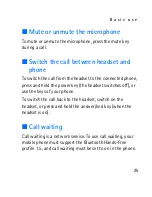 Предварительный просмотр 25 страницы Nokia BH-903 - Headset - Ear-bud User Manual