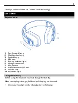 Предварительный просмотр 5 страницы Nokia BH-940 User Manual