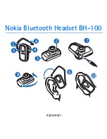 Nokia BH100 - Headset - Over-the-ear Manual предпросмотр