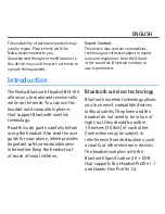 Preview for 3 page of Nokia BH100 - Headset - Over-the-ear Manual