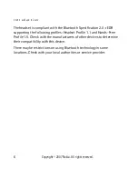 Preview for 6 page of Nokia Bluetooth Headset BH-701 User Manual