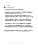 Preview for 10 page of Nokia Bluetooth Headset BH-701 User Manual