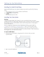 Preview for 8 page of Nokia Body Installation And Operating Instructions Manual
