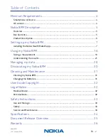 Preview for 2 page of Nokia BPM Installation And Operating Instructions Manual