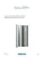 Nokia BPM+ Installation And Operating Instructions Manual preview