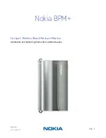 Preview for 41 page of Nokia BPM+ Installation And Operating Instructions Manual