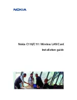 Nokia C110 Installation Manual предпросмотр