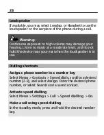 Предварительный просмотр 28 страницы Nokia C2-01 User Manual