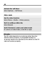 Preview for 40 page of Nokia C2-01 User Manual