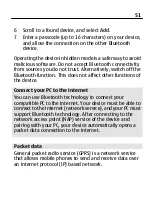 Предварительный просмотр 51 страницы Nokia C2-01 User Manual