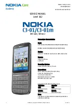 Preview for 1 page of Nokia C3-01 Service Manual