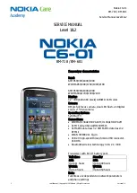 Nokia C6-01 Service Manual предпросмотр