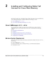 Предварительный просмотр 13 страницы Nokia Call Connect for Cisco Web Directory Installation Manual