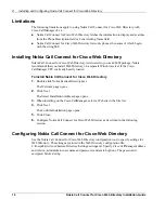 Предварительный просмотр 14 страницы Nokia Call Connect for Cisco Web Directory Installation Manual