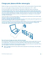 Предварительный просмотр 9 страницы Nokia Camera Grip PD-95G User Manual