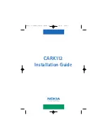 Preview for 1 page of Nokia Cark-112 Installation Manual