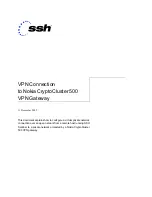 Nokia CC500 - VPN - Gateway Connection Manual preview