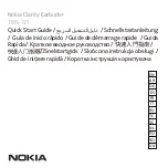 Nokia Clarity Earbuds+ Quick Start Manual preview