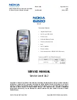 Nokia CLASSIC 6220 Service Manual preview