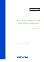 Nokia COMMUNICATOR 9200 Developer'S Manual preview