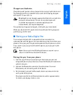 Предварительный просмотр 8 страницы Nokia Digital Pen User Manual