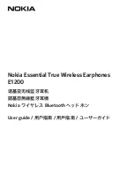 Nokia E1200 User Manual preview