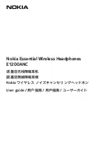 Предварительный просмотр 1 страницы Nokia E1200ANC User Manual