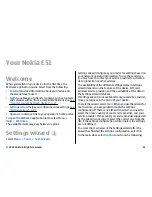 Preview for 21 page of Nokia E51 - Smartphone 130 MB User Manual