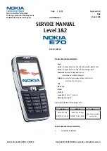 Preview for 1 page of Nokia E70 Service Manual