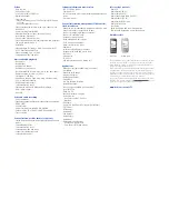 Preview for 2 page of Nokia E71 Specification Sheet