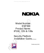 Preview for 1 page of Nokia EM7500 Installation Manual