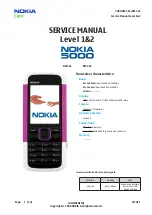 Nokia FAPr-hsp 5000 Service Manual предпросмотр