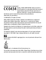 Preview for 3 page of Nokia FAPr-hsp 5000 User Manual