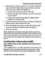 Preview for 64 page of Nokia FAPr-hsp 5000 User Manual