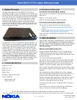 Nokia G-211M-C Quick Reference Manual preview