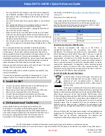 Preview for 2 page of Nokia G-240W-J Quick Reference Manual