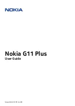 Preview for 1 page of Nokia G11 Plus User Manual