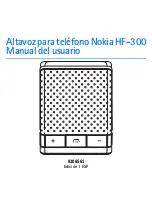 Preview for 38 page of Nokia HF-300 User Manual