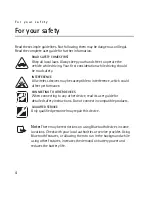 Предварительный просмотр 4 страницы Nokia HF-6W - Bluetooth hands-free Car User Manual