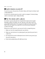 Preview for 8 page of Nokia HF-6W - Bluetooth hands-free Car User Manual