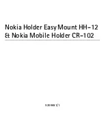 Preview for 1 page of Nokia HH-12 User Manual
