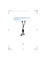 Nokia HS-27R User Manual preview