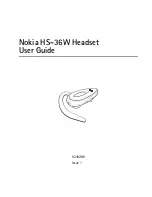 Nokia HS 36W User Manual preview