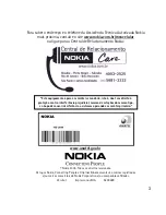 Предварительный просмотр 31 страницы Nokia HS 36W User Manual