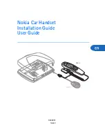 Preview for 1 page of Nokia HSU-1 - Cell Phone Car Handset Installation Manual